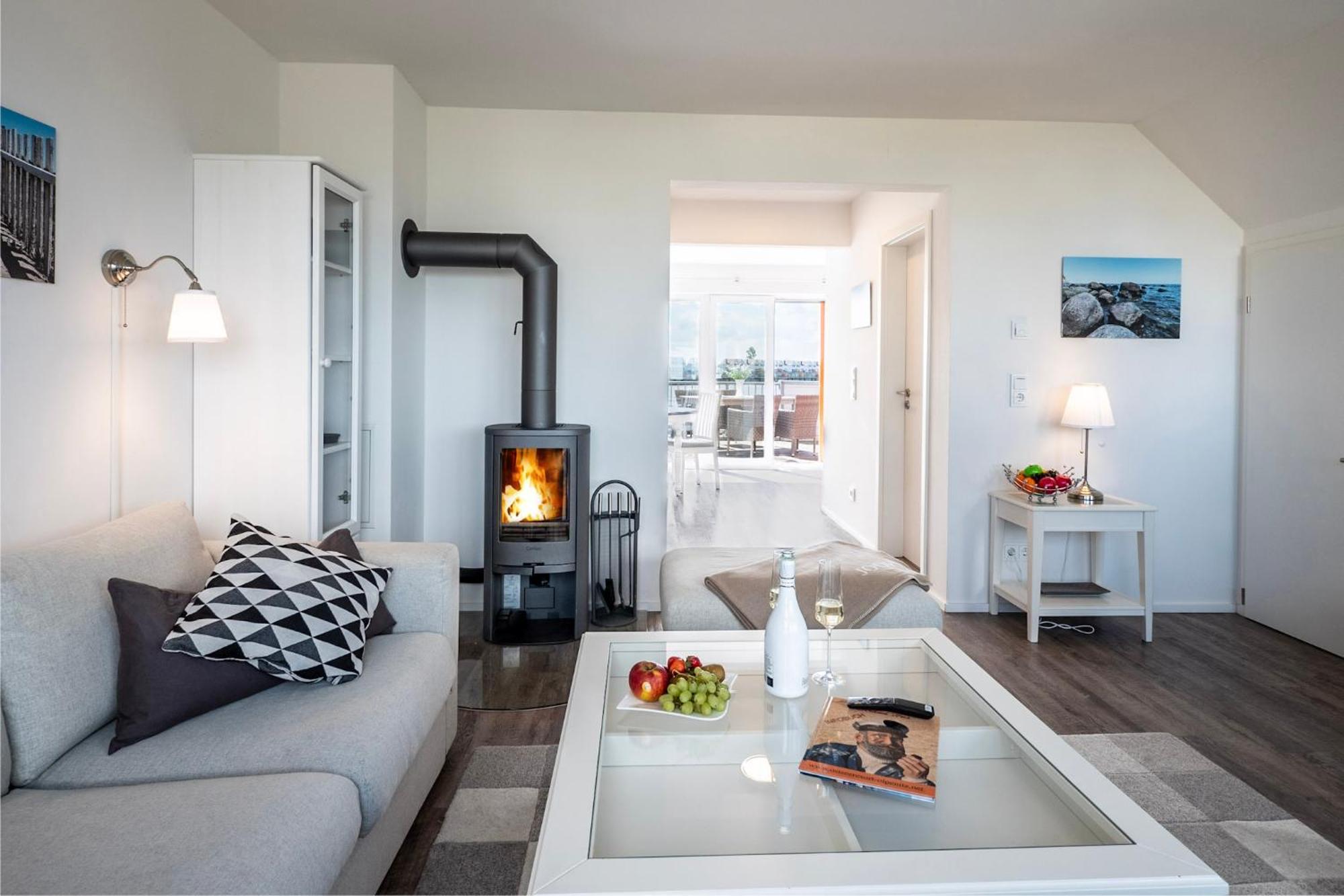 Maisonette Fewo Ostseeflair By Seeblick Ferien Oro, Erste Wasserreihe, E-Saeule Olpenæs Eksteriør billede